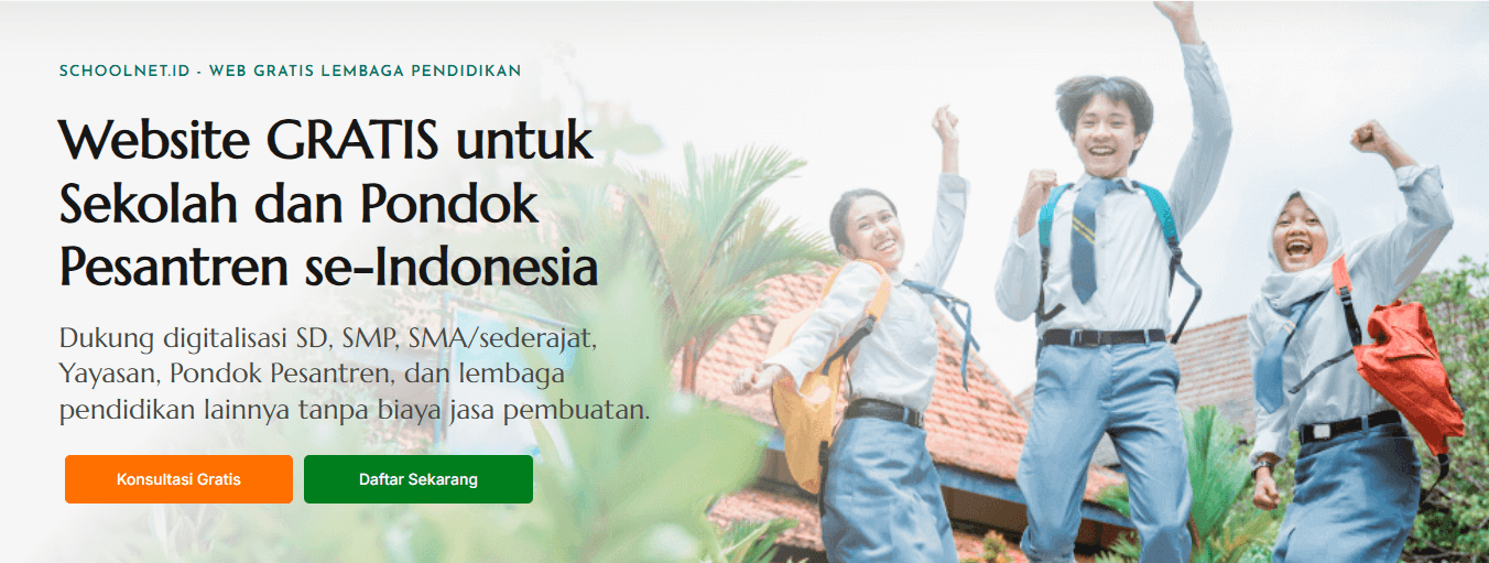 template web sekolah